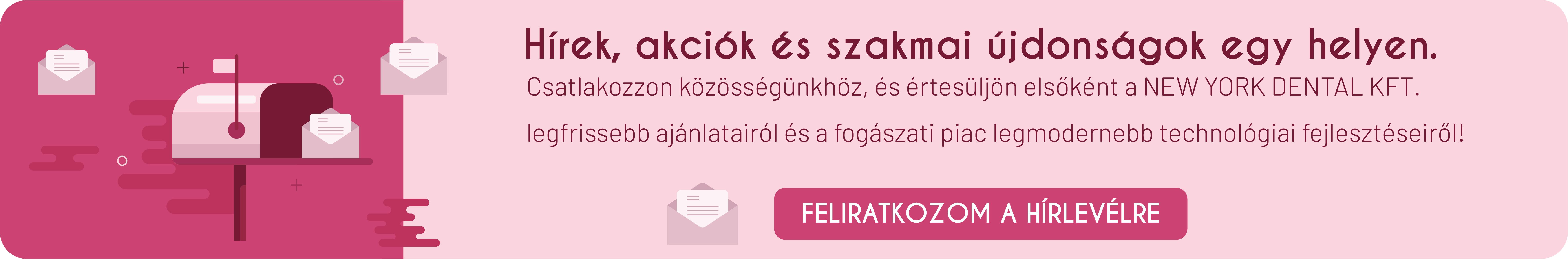 Feliratkozás hírlevélre