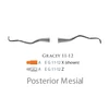 Picture 1/3 -Fogászati műszer Gracey Standard 11-12 Posterior Mesial, with plastic handle 38  plasztik nyéllel