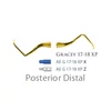 Picture 1/3 -Fogászati műszer Gracey Standard 17-18 Posterior Distal, with stainless steel handle 26  fém nyéllel