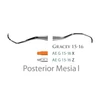 Picture 1/3 -Fogászati műszer Gracey Standard 15-16 Posterior Mesial, with stainless steel handle 38  fém nyéllel