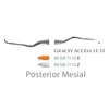 Picture 1/3 -Fogászati műszer Gracey +3 Access 11-12 Posterior Mesial, with stainless steel handle 39  fém nyéllel
