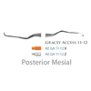 Kép 1/3 - Fogászati műszer Gracey +3 Access 11-12 Posterior Mesial, with plastic handle 39  plasztik nyéllel