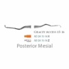 Kép 1/3 - Fogászati műszer Gracey +3 Access 15-16 Posterior Mesial, with plastic handle 39  plasztik nyéllel
