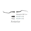 Picture 1/2 -Fogászati műszer Gracey +3 Deep Pocket 3-4 Anterior, with stainless steel handle 39  fém nyéllel