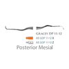 Kép 1/2 - Fogászati műszer Gracey +3 Deep Pocket 11-12 Posterior Mesial, with stainless steel handle 39  fém nyéllel