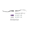 Picture 1/3 -Fogászati műszer Gracey +3 Deep Pocket 1-2 Anterior, with stainless steel handle 39  fém nyéllel