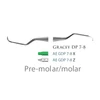 Picture 1/4 -Fogászati műszer Gracey +3 Deep Pocket 7-8 Pre-molar/molar, with stainless steel handle 39  fém nyéllel
