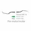 Kép 1/3 - Fogászati műszer Gracey +3 Deep Pocket 7-8 Pre-molar/molar, with plastic handle 39  plasztik nyéllel