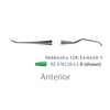 Picture 1/3 -Fogászati műszer lant Scaler/Curette N128-L5 Anterior, plasztik nyéllel