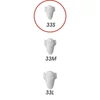 Picture 1/2 -Smile Line Pontics  - előregyártott viasz hídtag utántöltő 33S - 20db
