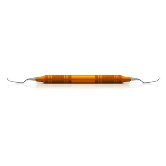 Fogászati műszer Universal Curette Columbia 2L-2R Longer Shank Anterior, plasztik nyéllel