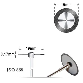 Surface SZ 355 504 190 X 3 /0,17mm/ - gyémántbevonatú szeparáló korong