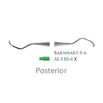 Fogászati műszer lant Curette Barnhard B5-6 Posterior, plasztik nyéllel