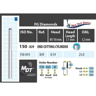 MDT Gyémánt Fúró Vállpreparáló 150-014M