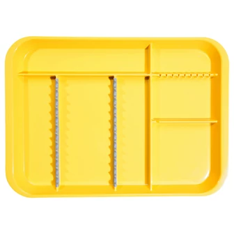 ZIRC B-Lok tálca osztott, neonsárga ZIRC B-Lok tálca osztott, neonsárga