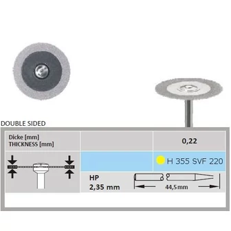 Surface gyémánt szeparáló H 355SVF 220