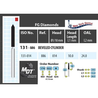 MDT fogászati gyémánt fúrók