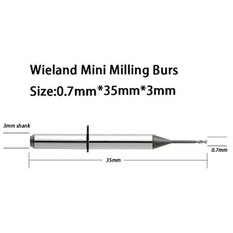 ZircoMill Wieland Mini Frézer 0,7 mm ZircoMill Wieland Mini Frézer 0,7 mm