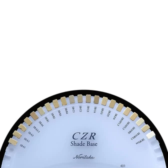Noritake CZR Press SB Stain color guide - cirkonkerámia alapozó festék masszánkénti színkulcs