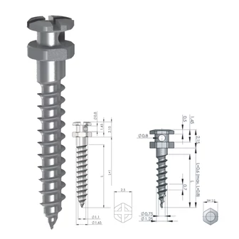 Dewimed O.S.A.S. MINI Screw 2,5x1,3x5 mm