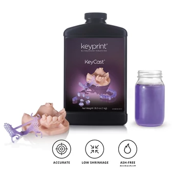 Keystone KeyCast Resin 3D folyadék - Violet Keystone KeyCast Resin 3D folyadék - Violet