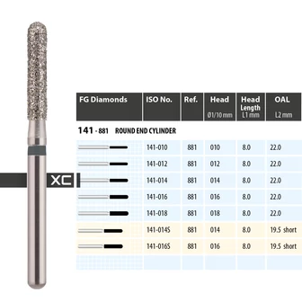 MDT fogászati gyémánt fúrók