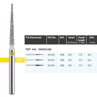 MDT Gyémánt fúró 167-012XF