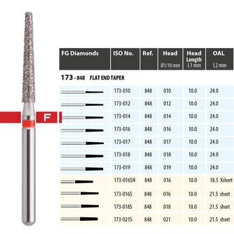 MDT fogászati gyémánt fúrók