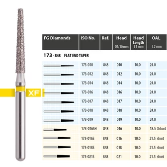 MDT fogászati gyémánt fúrók