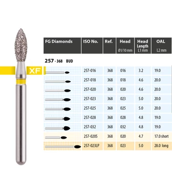 MDT fogászati gyémánt fúrók MDT fogászati gyémánt fúrók