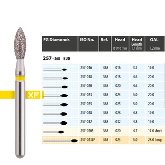 MDT fogászati gyémánt fúrók