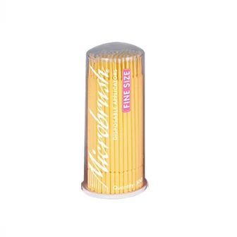 Microbrush M10 Finom applikátor - Sárga 100 db