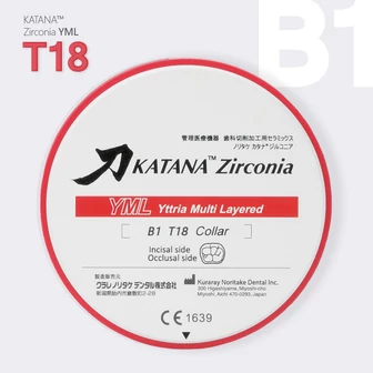 Katana Zirconia YML 18 mm B1