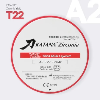 Katana Zirconia YML 22 mm A2