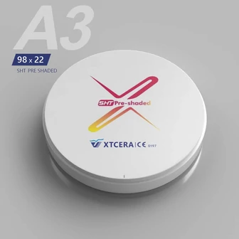 XTCERA SHT Pre-Shaded Zirconia XW 98x22 mm - A3