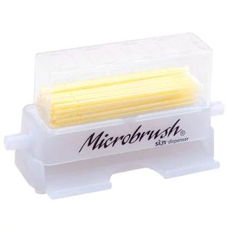Microbrush M10 Adagoló + Finom applikátor - Sárga 50 db