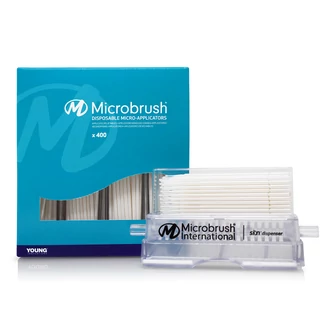 Microbrush Szuperfinom applikátor kit - Fehér 4x100 db + adagoló
