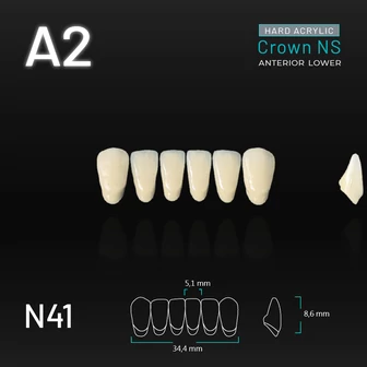 Yamahachi Acryl Crown NS alsó metsző A2 N41