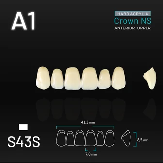 Yamahachi Acryl Crown NS felső metsző A1 S43S