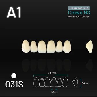 Yamahachi Akril Crown NS felső metsző A1-O31S