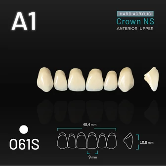 Yamahachi Acryl Crown NS felső metsző A1 O61S