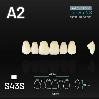 Yamahachi Acryl Crown NS felső metsző A2 S43S