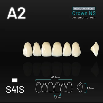 Yamahachi Acryl Crown NS felső metsző A2 S41S