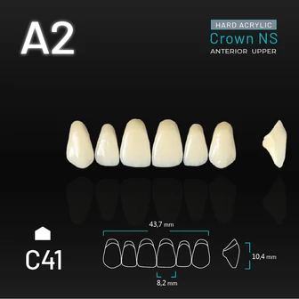 Yamahachi Acryl Crown NS felső metsző A2 C41