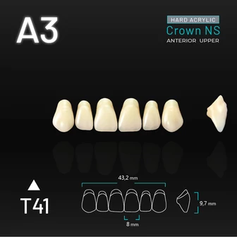 Yamahachi Acryl Crown NS felső metsző A3 T41