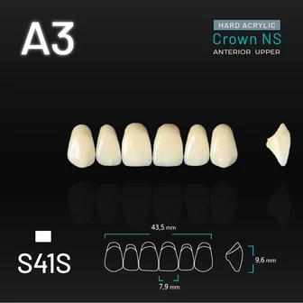 Yamahachi Acryl Crown NS felső metsző A3 S41S