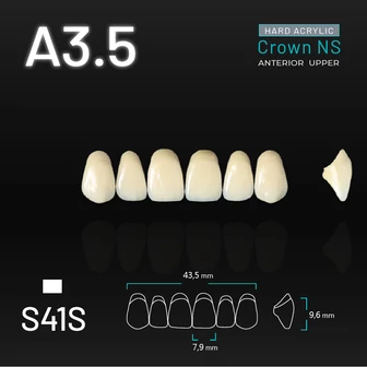 Yamahachi Acryl Crown NS felső metsző A3,5 S41S
