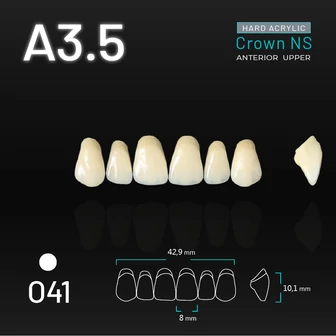 Yamahachi Acryl Crown NS upper anterior A3,5-O41