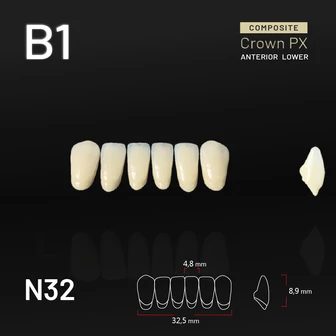 Yamahachi Composit Crown alsó metsző B1 N32