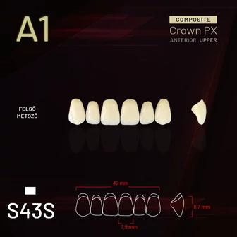 Yamahachi Composit Crown felső metsző A1 S43S